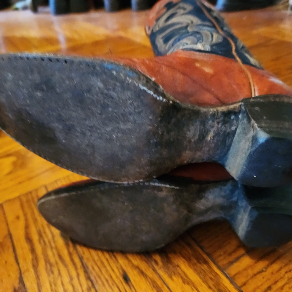 Vintage Larry Mahan Tall Cowboy Boots - Picture 10 of 12